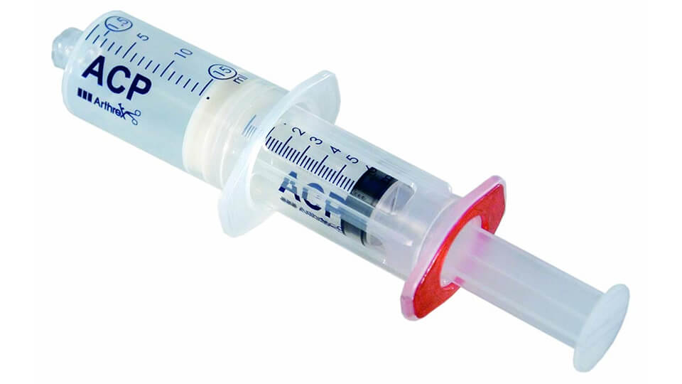 Bild eine ACP Spritze aus Kunsstoff